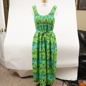Green‎ Summer Palm Tree Pattern One Size Fits All